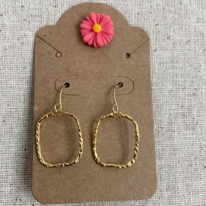 Gold earrings